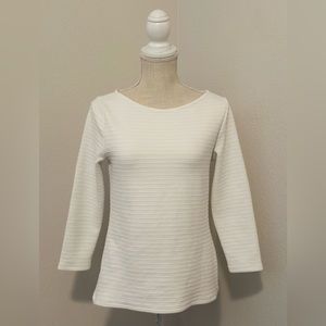 Ann Taylor White Bandage Blouse, Size Small